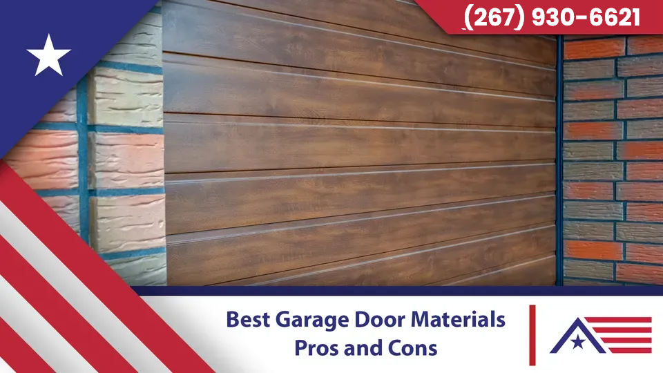 Garage door materials